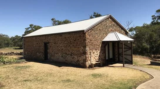 Glenbarr showing the building we meditate in.